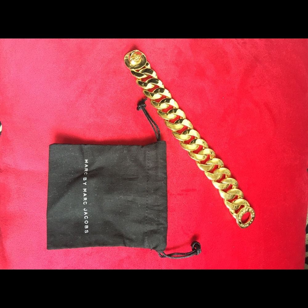 MARC JACOBS Gold Chain Link Bracelet